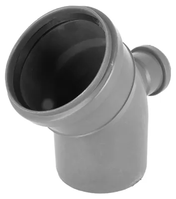 Produktbild von Abwasserrohrbogen Reduktion HT Rohr PP 90° Bogen DN 110 50 Abzweigung