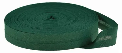 25m Schrägband Baumwolle Breite 20mm dunkelgrün