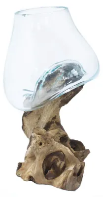 Immagine prodotto di Vetro fuso su legno - Ciotola media