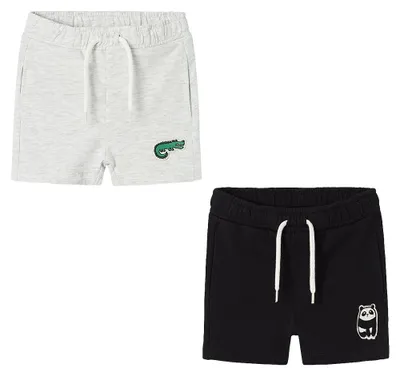 Produktbild von NAME IT Shorts 2er-Set Relaxed Fit Baumwolle Hose Größe: