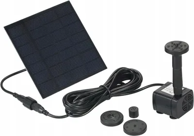 Zdjęcie produktu dla Fontanna Słoneczna Pompa Wody 7V, 1.12W Do Stawu Ogrodu Energia Słoneczna