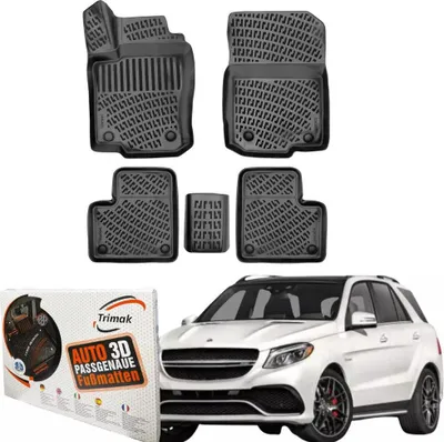 Produktbild von Mercedes GLE W 166 (2015–2018) Autofußmatten Auto Gummimatten