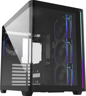 Obrázek produktu pro FSP M580-BP, Midi Tower, PC, Černá, ATX, Micro ATX, Mini-ITX, Sklo, SPCC, 16 cm