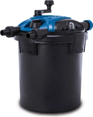 Produktbild von Scheppach Teichdruckfilter Komplettset PFS8000 Teichfilter | bis 8000 L | 4000 L/h | 11 W UV-C Klärer mit Spin Clean | int. Schmutzanzeige | 9,5L Tank