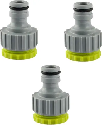 Produktbild von 2-in-1 Gartenwasseranschluss - geeignet für Gartenbewässerung - 1/2 und 3/4 Zoll