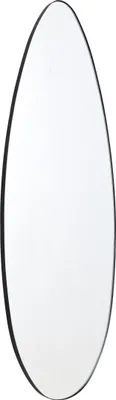 Produktbild von Fragix Nomad Wandspiegel - Organisch - Schwarzes Metall - 120x45