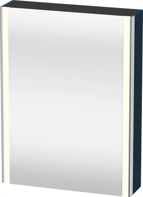 Image de Duravit XSquare armoire de toilette avec éclairage LED, 1 porte, charnières à droite, 600x800x155mm, XS7111R98980000
