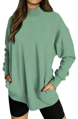Produktbild von Damen-Sweatshirt, Oversize-Passform, mit langen Ärmeln