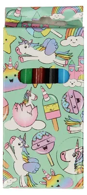 Immagine prodotto di Matite colorate Duckiez unicorno, 6 pezzi.