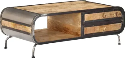 Obrázok produktu pre The Living Store Konferenčný stolík 100 x 50 x 35 cm Mango masívne drevo