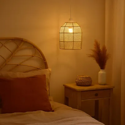 Zdjęcie produktu dla Lampa wisząca Boho Abażur do salonu i jadalni
