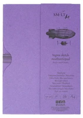 Image de Chemise à dessin SMLT Ingres A4 130gr 30 feuilles créatif