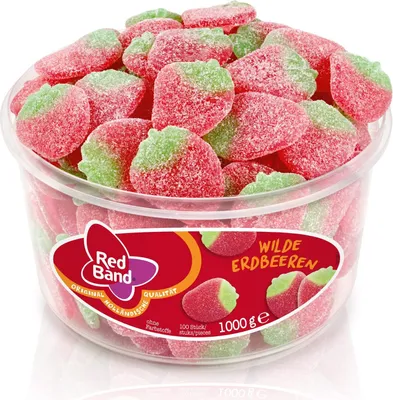 Immagine prodotto di Red Band Wild Strawberries gomma da masticare zuccherata 1000g