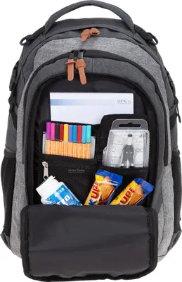 Produktbild von Schulrucksack 3 Teile Set Elephant Hero Signature Rucksack Schulmappe Schultasche Schulrucksäcke 12723 rsmb Two Tone Grau