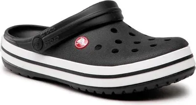 Produktbild von Crocs Crocband Clog Schwarz/Weiß - Pantolette - 11016-001