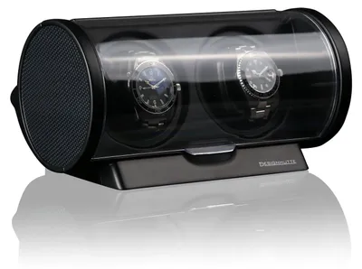 Produktbild von Designhütte Uhrenbeweger Tubix carbon/schwarz