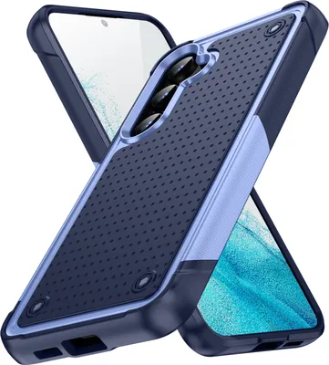 Obrázek produktu pro Pouzdro pro Samsung Galaxy S24+, nárazuvzdorné hybridní tvrdý PC a měkký TPU pouzdro Fialová modré