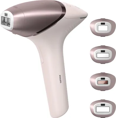 Zdjęcie produktu dla Philips Lumea IPL Seria 9900 SkinAI BRI977/00 Urządzenie IPL do depilacji światłem z SenseIQ, Intensywne światło impulsowe (IPL), Różowe złoto, 8,5 min, 2,5 min, 2 min, 1,5 min