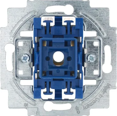 Image de Bouton-poussoir Busch-Jaeger, 1 pôle, contact à fermeture, encastré, 1 pièce.