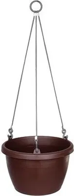 Zdjęcie produktu dla Doniczka wisząca Marina brązowa średnica 30 cm