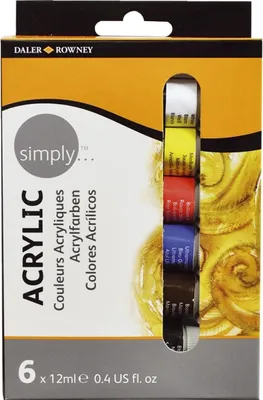 Obrázok produktu pre Sada akrylových farieb 6x12ml
