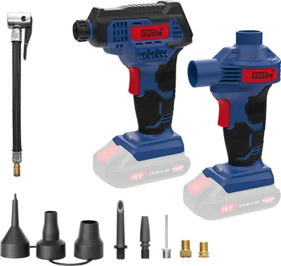 Produktbild von Güde Akku Kompressor u. Luftpumpenset KLS 18-0 (18V, max. Druck: 7 bar, eff. Lie