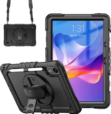 Immagine prodotto di Accezz Robusta cover posteriore con tracolla Xiaomi Redmi Pad 2 - Nero