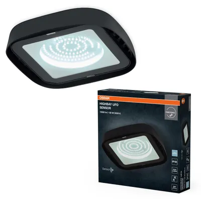 Produktbild von Osram LED-Deckenlampe Highbay UFO Sensor IP65 130 W kaltweiß