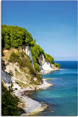 Produktbild von ARTland Leinwandbild Kreidefelsen Ostseeküste Insel Rügen Größe: 40x60 cm