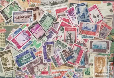 Produktbild von Briefmarken Spanisch Marokko 50 verschiedene Marken