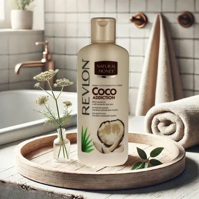 Produktbild von Revlon Natural Honey Duschgel Coconut mit Kokosöl 650 ml