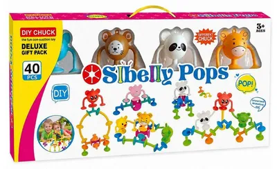 Image de Montessori blocs ventouse Animaux bébé - 40 pièces - Jouet de construction en silicone dès 5 ans