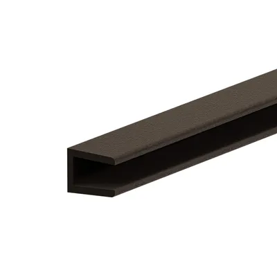 Zdjęcie produktu dla Ceownik do sztachety NORDECK Hageline Brąz 32 x 40 x 2000 mm