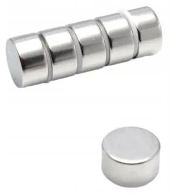 Produktbild von Neodym-Zylindermagnet MW 15x8 [mm] N38 100 Stück