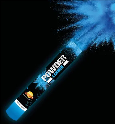 Produktbild von Geburtstagsfeiern Sommer Party Kanone Pulver Farben Karneval Feier Spaß, Farbe: Blau