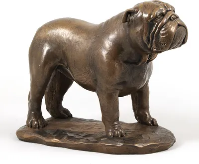 Produktbild von Art-Dog Dekofigur Bulldog – Bronzepulver-Harz-Guss