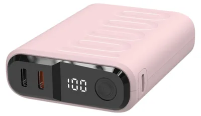 Image de Powerbank RealPower PB-10000C PD+ avec 3xType-C,Rose
