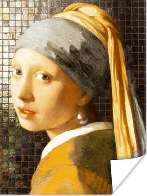 Produktbild von MuchoWow® Poster Das Mädchen mit dem Perlenohrring - Gemälde - Vermeer 120x160 cm - Wandbilder