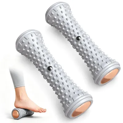 Produktbild von Fußmassage-Rolle – Manuelle Ausführung mit Akupressur-Noppen – 2 Stück