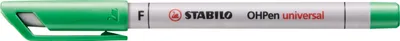 Produktbild von Folienstift - STABILO OHPen universal - wasserlöslich fein - Einzelstift - grün