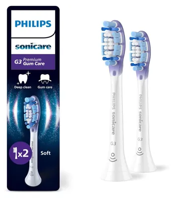 Obrázok produktu pre Philips HX9052/87, 2 kusov, Biela, 3 mesiace, Mäkké, Philips, 62 mm