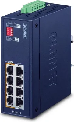 Produktbild von PLANET Industrial 4-Port GE 802.3bt PoE++ Injector Hub