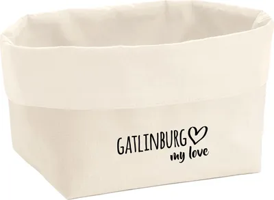 Produktbild von Huuraa Organizer Gatlinburg my love 8 Liter Large Canvas Baumwolle Utensilo Geschenkidee