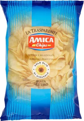 Produktbild von 3x Amica Chips Classica Chips Patatine Kartoffelchips gesalzen 300g Kartoffel