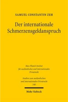 Obrázok produktu pre Der internationale Schmerzensgeldanspruch