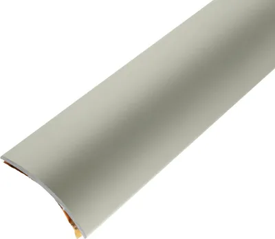 Produktbild von 50mm Aluminiumprofil Übergangsprofil Aluminium, glatt, selbstklebend, EDELSTAHL MATT, Länge 1m, Breite 50mm,  Germany, Übergangsschiene Aluminium eloxiert, Übergangsleiste, Aluminiumprofile