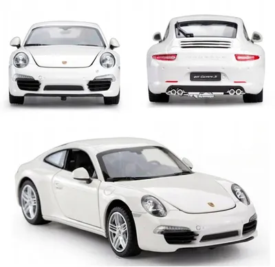 Produktbild von Lebula Sammlermodell Porsche 911, weiß, Maßstab 1:24