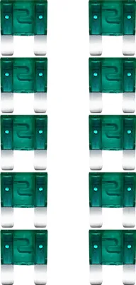 Produktbild von baytronic 10x Kfz-Flachstecksicherung Maxi grün 30A