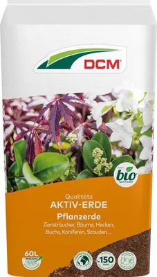 Produktbild von Cuxin DCM Aktiv-Erde Pflanzerde Ziersträucher Hecken Stauden 60 l