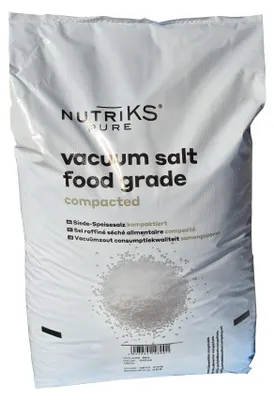 Produktbild von Nutriks Pure Siede Speisesalz kompaktiert 1,6-0,8 25kg Kochsalz Gewürz